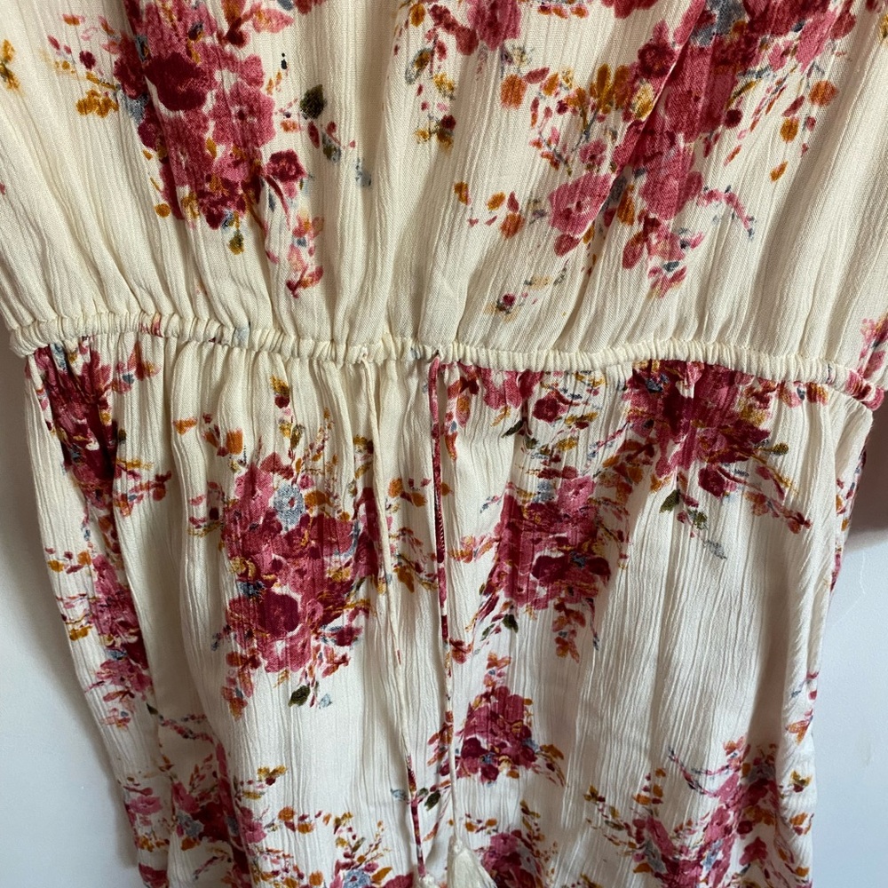 O'Neill‎ Floral Tunic Dress with Drawstring Waistband Beach Boho - Picture 4 of 6